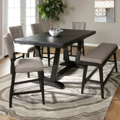 Hampton 5pc Set: Counter Table, 4 Chairs,