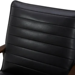 Holmes Leather Accent Chair