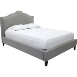 Jaime Gray Upholstered Bed