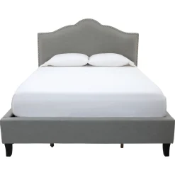 Jaime Gray Upholstered Bed