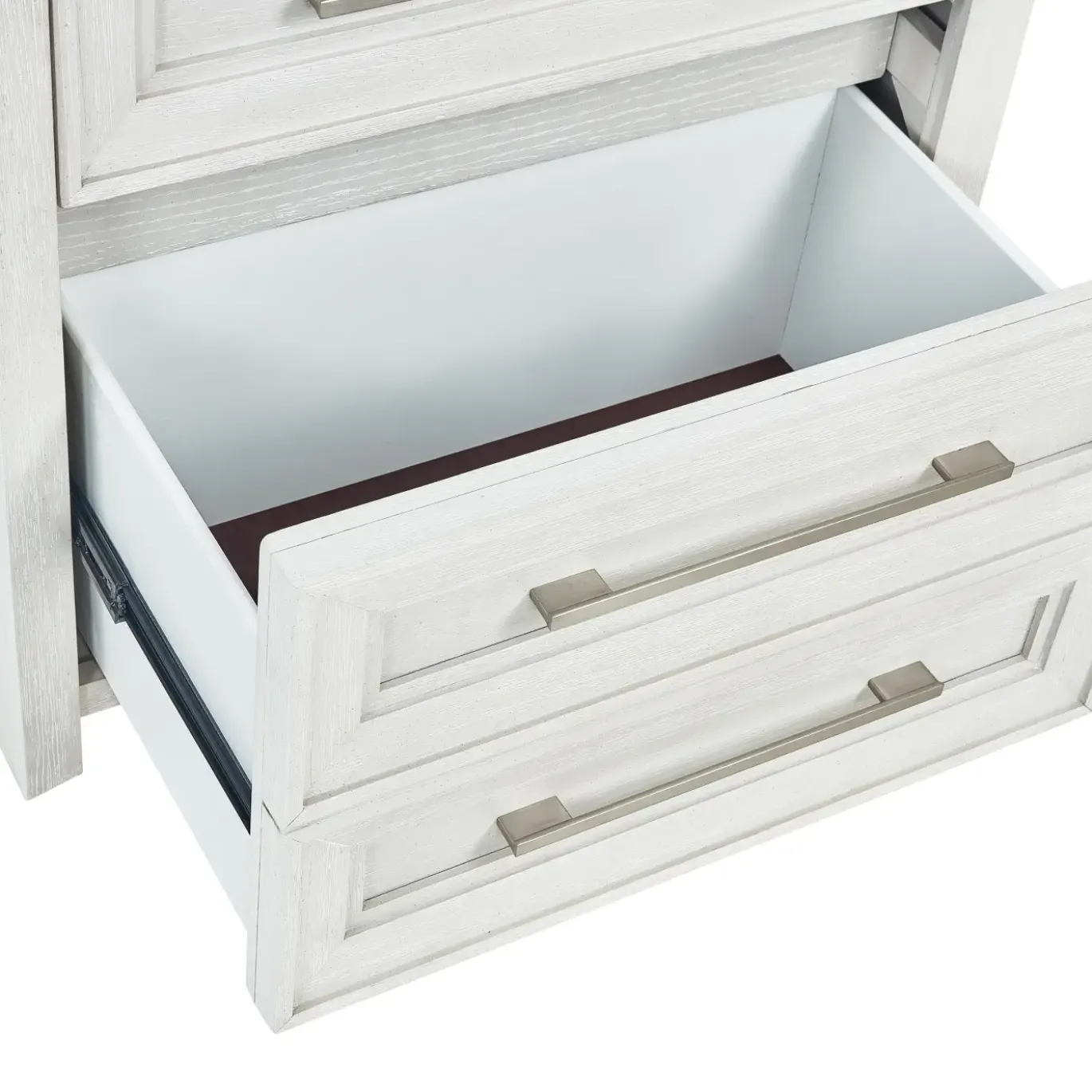 Laurel Eastern King Panel Bed, Dresser, Mirror & Nightstand