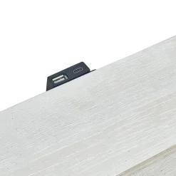 Laurel King Bench Storage Bed, Dresser, Mirror & Nightstand