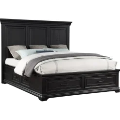 Legion Ebony Storage Bed