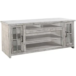 Levi Media Console & Log Fire Insert