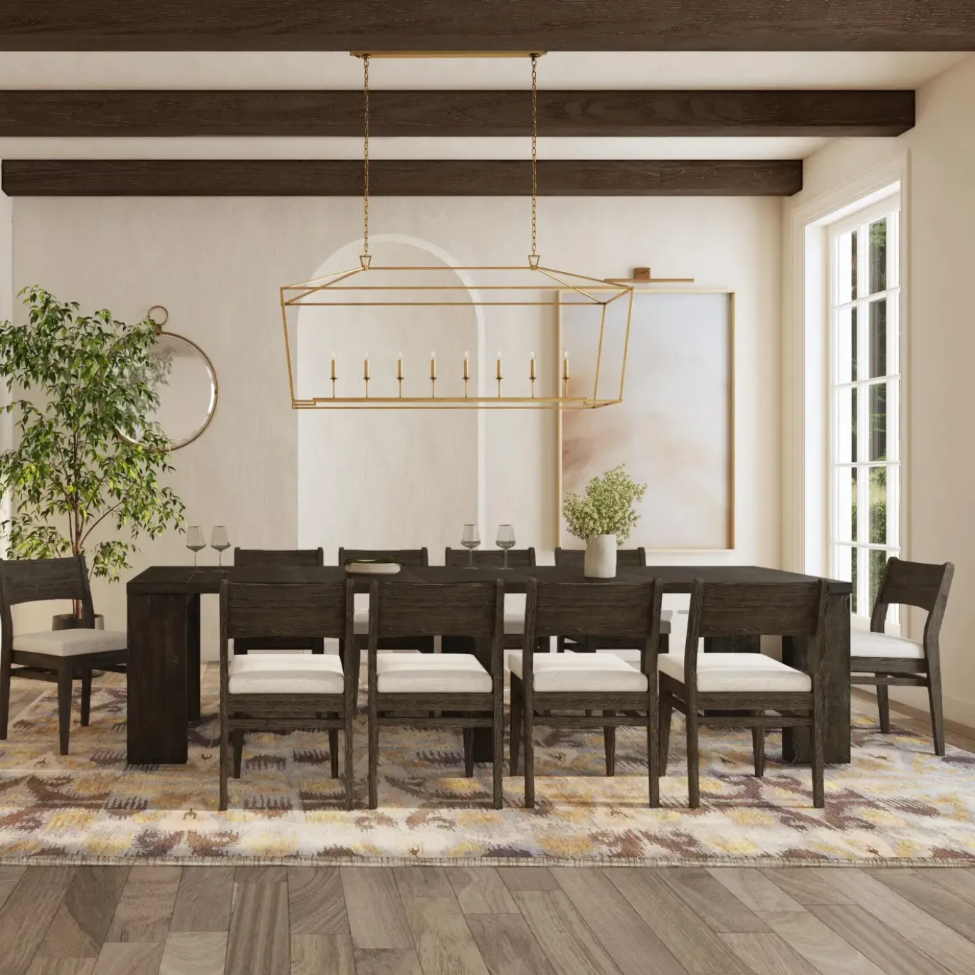Madison Dining Set Reclaimed Chevron