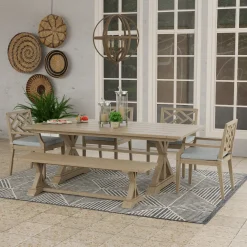 Maldives Outdoor Rectangular Dining Set