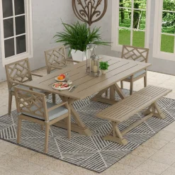 Maldives Outdoor Rectangular Dining Set