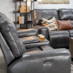 Malone Gray Reclining Living Room Set