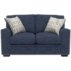 Mercer Blue Sofa & Loveseat
