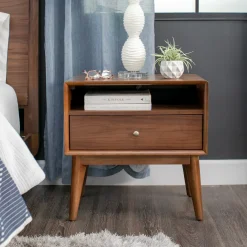 Minetta Eastern King Panel Bed, Dresser, Mirror, Nightstand