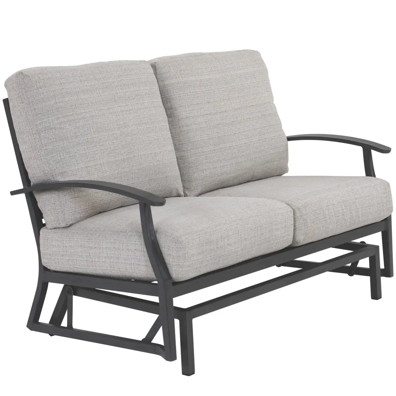 Monterey Outdoor Living Set 2pc Set: Outdoor Sofa & Glider Loveseat