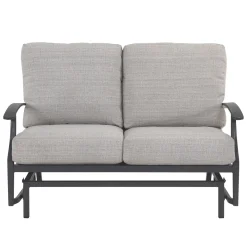 Monterey Outdoor Living Set 2pc Set: Outdoor Sofa & Glider Loveseat