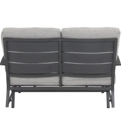 Monterey Outdoor Living Set 2pc Set: Outdoor Sofa & Glider Loveseat