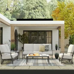 Monterey 3pc Set: Outdoor Sofa, Glider Loveseat & Glider Chair