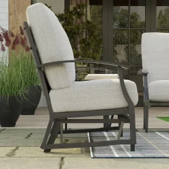 Monterey 2pc Set: Outdoor Sofa & Glider Chair