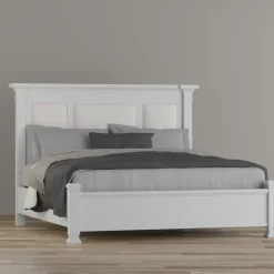 Newport King Upholstered Panel Bed