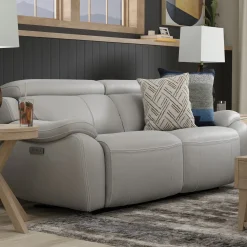 Nixon-New! Leather Power Sofa