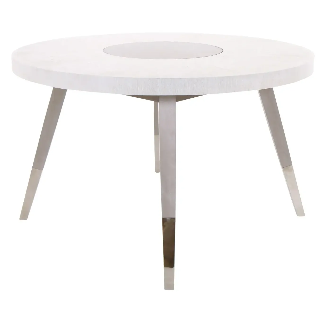 Paramount White Round Dining Set