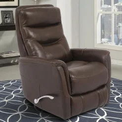 Reno Leather Glider Swivel Recliner