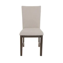 Riley 9pc Dining Set: Extendable Table, 2 Upholstered Chairs & 6 Slat Back Chairs