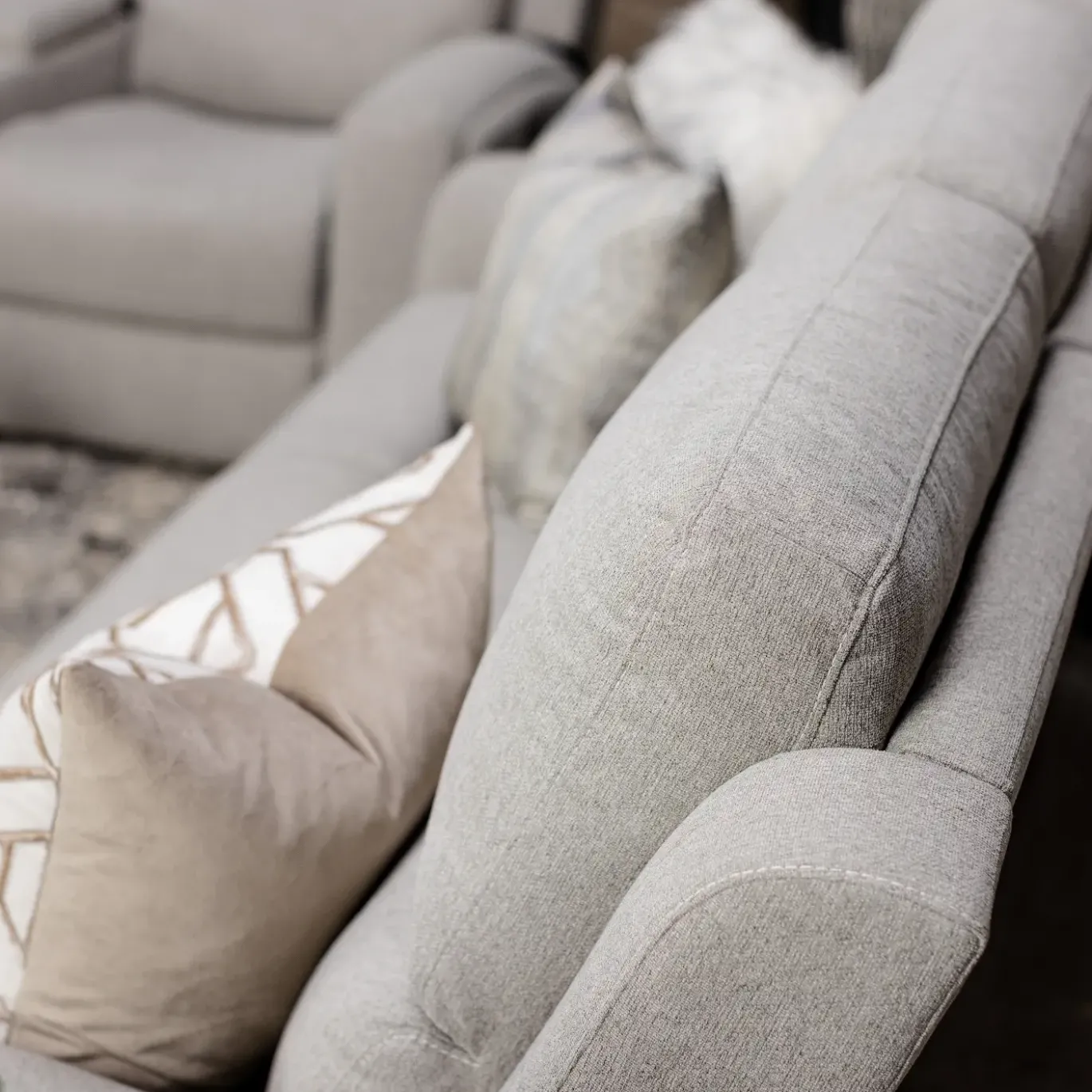 Riverdale Gray Reclining Living Room Set