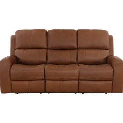Riverdale Zero G Leather Power Sofa with Power Lumbar