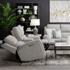Riverdale Zero G Power Reclining Console Loveseat
