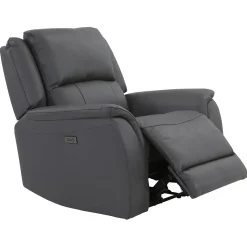 Rockwell Buy the Power Reclining Leather Sofa, Get the Power Recliner Free
