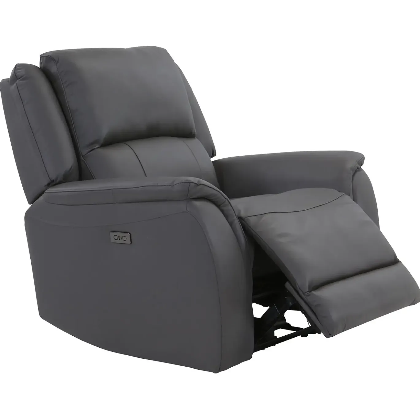 Rockwell Buy the Power Reclining Leather Sofa, Get the Power Recliner Free
