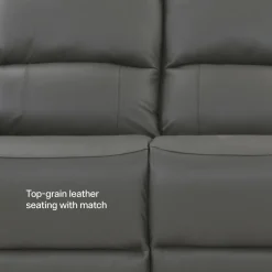 Rockwell Buy the Power Reclining Leather Sofa, Get the Power Recliner Free