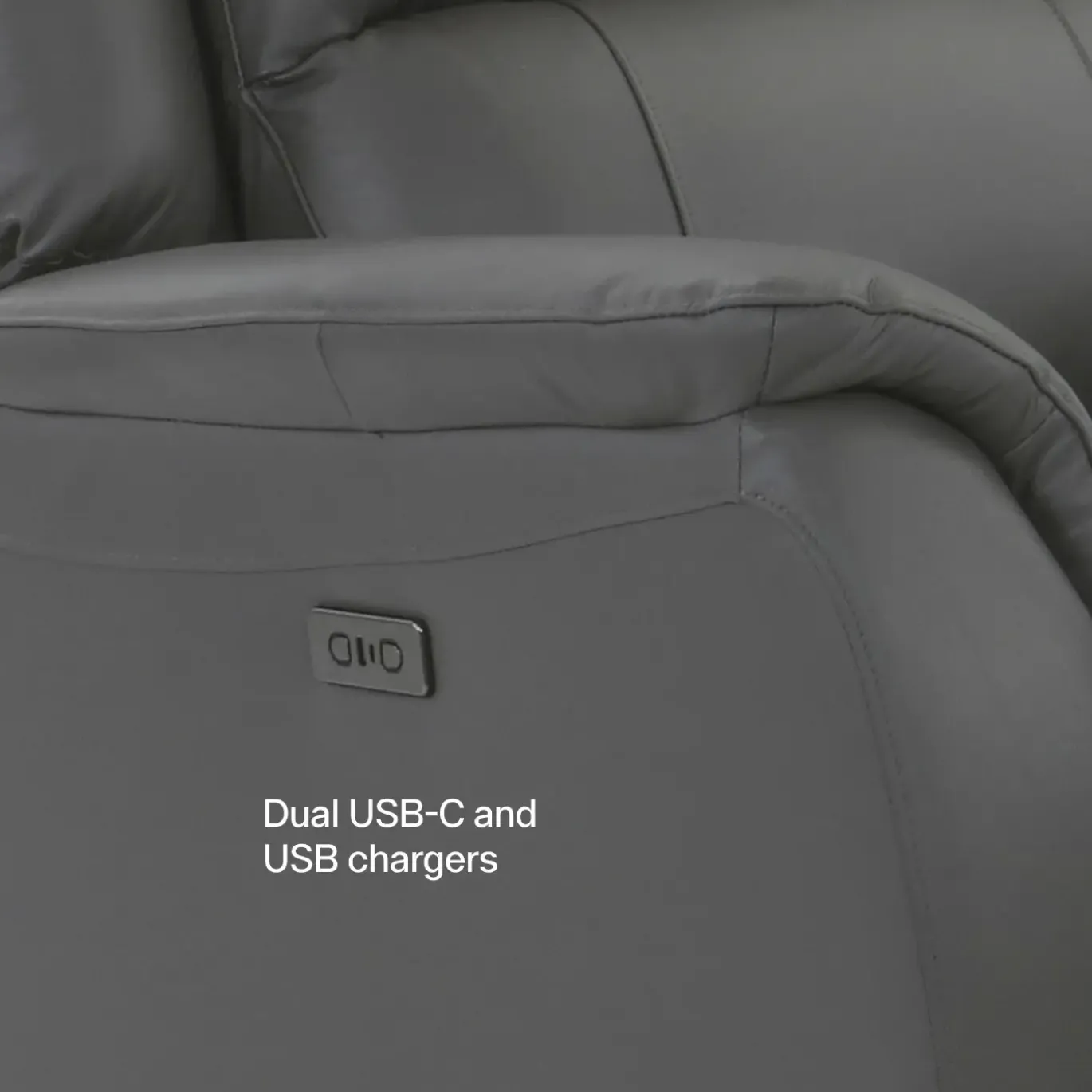Rockwell Buy the Power Reclining Leather Sofa, Get the Power Recliner Free