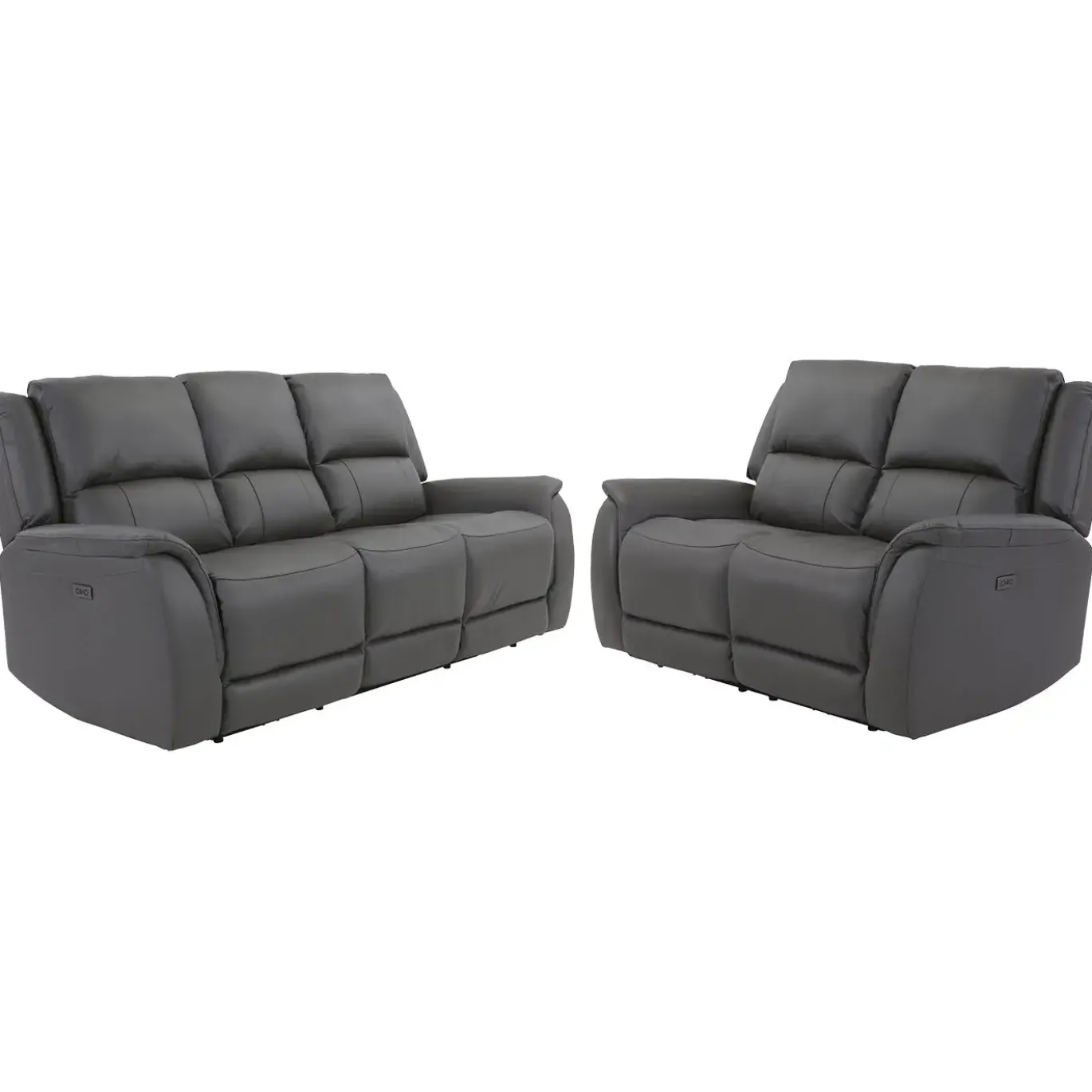 Rockwell Buy the Power Reclining Leather Sofa, Get the Power Recliner Free