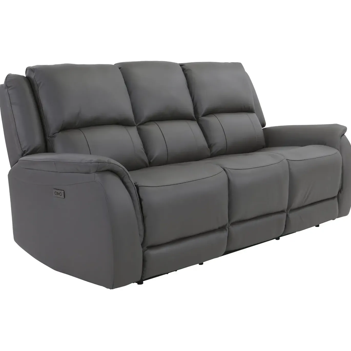 Rockwell Buy the Power Reclining Leather Sofa, Get the Power Recliner Free