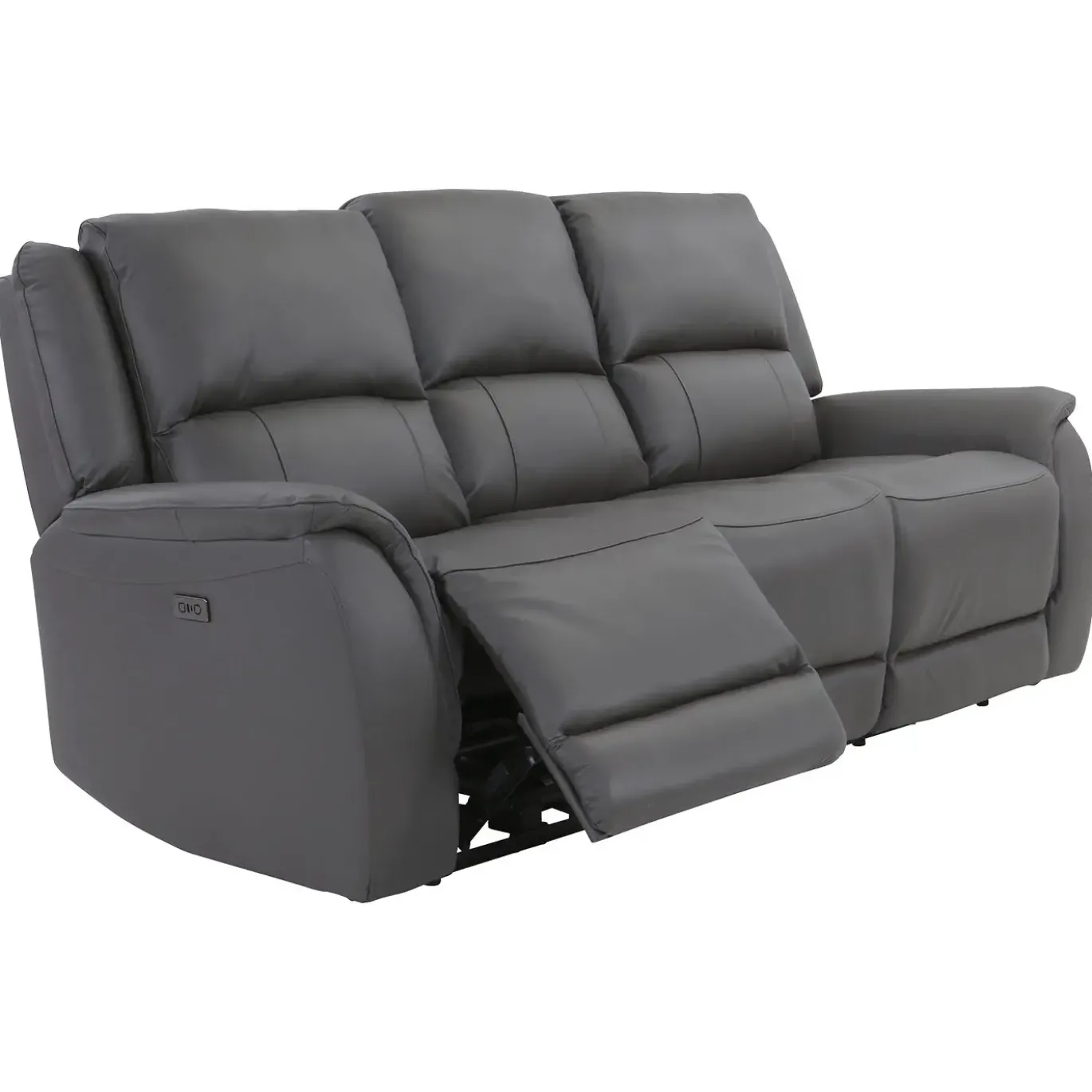 Rockwell Buy the Power Reclining Leather Sofa, Get the Power Recliner Free