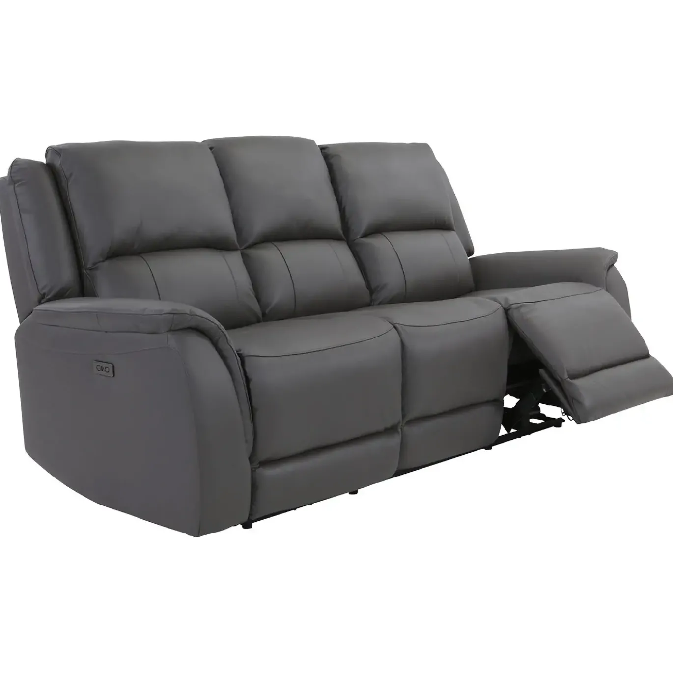 Rockwell Buy the Power Reclining Leather Sofa, Get the Power Recliner Free