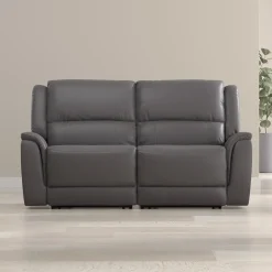 Rockwell Power Leather Loveseat