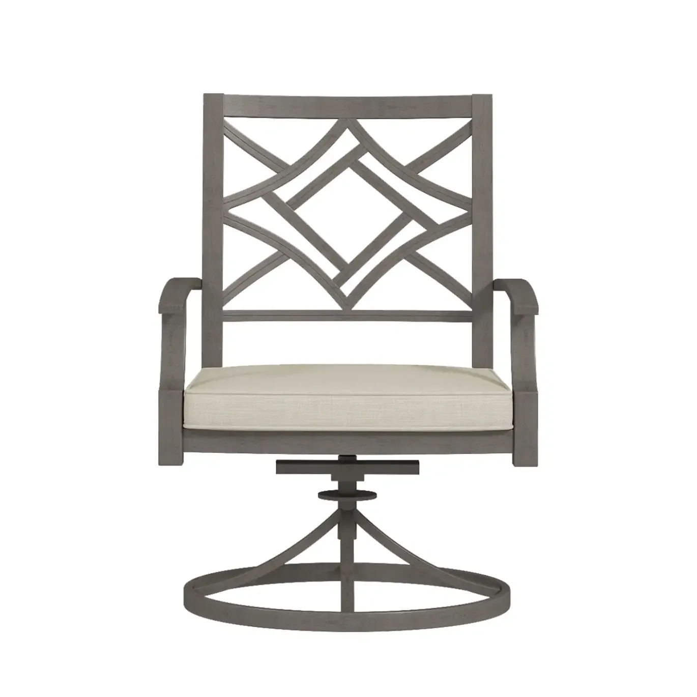 Saint Lucia 7pc Dining Set: Table & 6 Swivel Armchairs