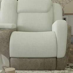 Scout Tan Reclining Living Room Set Power Reclining Sofa & Loveseat