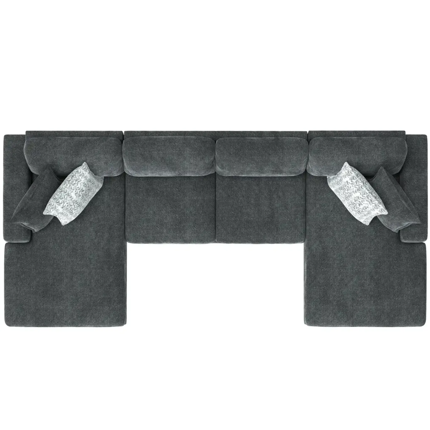 Slumber 3pc Double Storage Chaise Sleeper Sectional