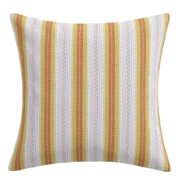 20"Spring Stripe Orangina Outdoor Pillow
