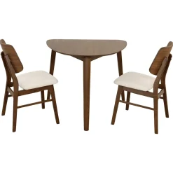 Sullivan 3pc Corner Dining Set: Table & 2 Side Chairs