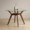 Sullivan Round Table With Glass Top
