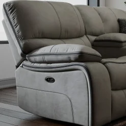 Trilogy Power Reclining Console Loveseat