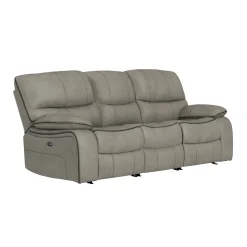 Trilogy Power Reclining Living Room Set-Gray