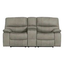Trilogy Power Reclining Living Room Set-Gray