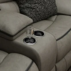 Trilogy Power Reclining Living Room Set-Gray