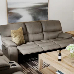 Trilogy Power Reclining Living Room Set-Brown