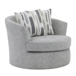 Trinton Swivel Chair with 2 Pillows