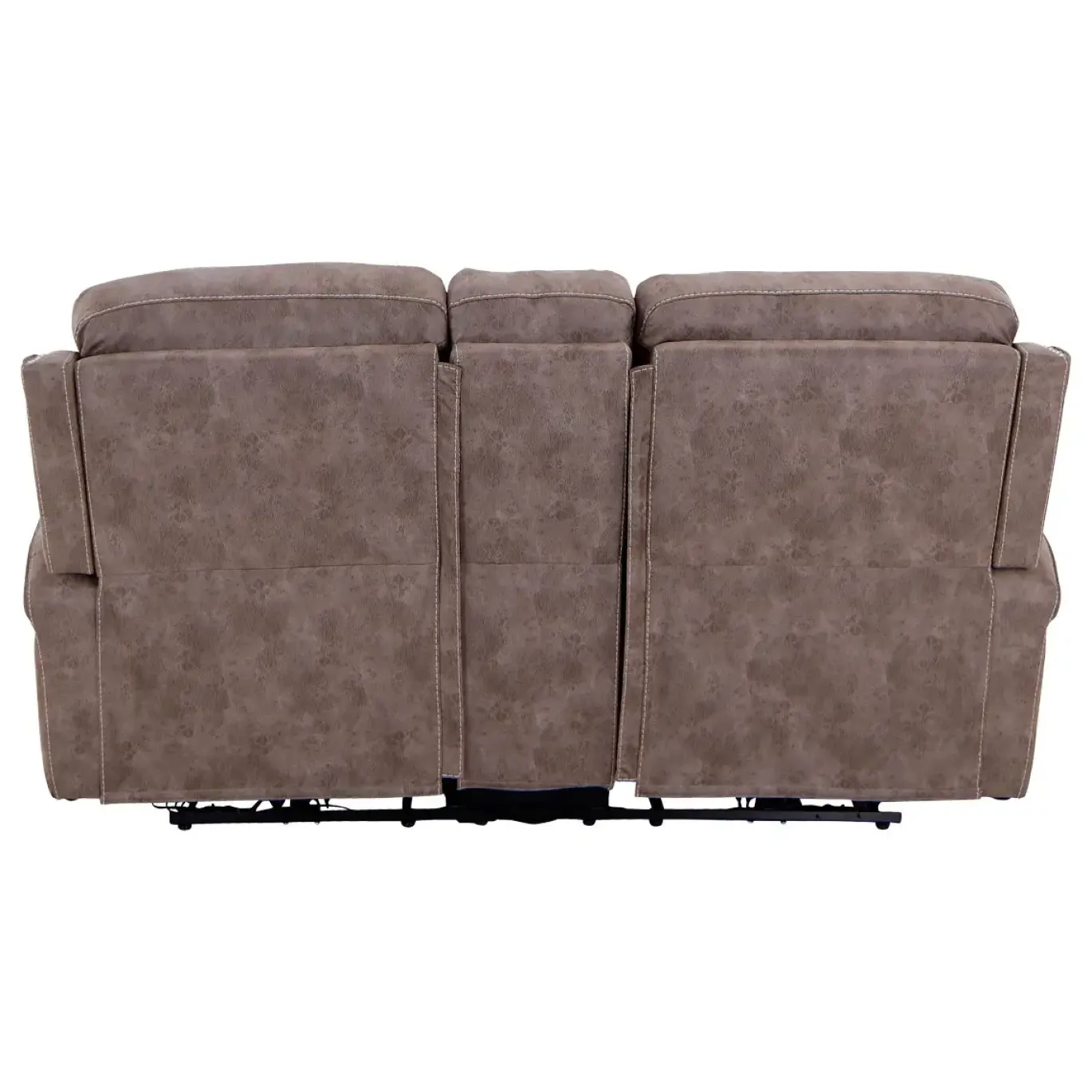 Triplex Power Reclining Console Loveseat