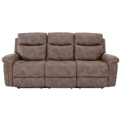Triplex Power Reclining Living Room Set-Brown